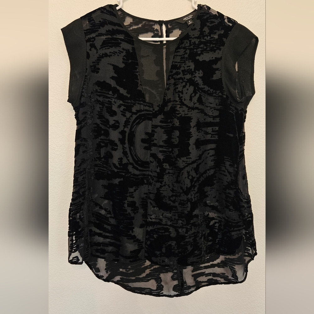 Vera Wang Black Blouse